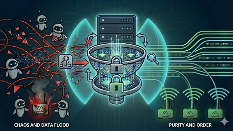 拒絕空中垃圾訊息：透過 MeshGate 與 EMQX MQTT 規則引擎守護你的 LoRa 頻寬與硬體 Node DB - 封面圖
